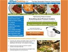 Tablet Screenshot of fastcooking.ca